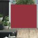 Maison Exclusive - Pare-soleil extensible avec panneaux latéraux, 170x300 cm, rouge