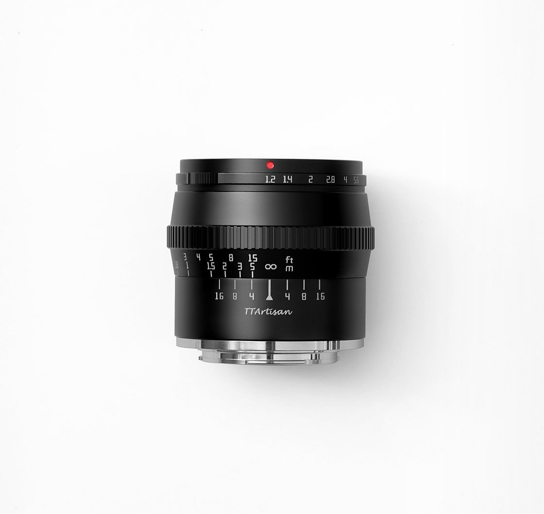 TTArtisan APS-C 50mm f/1.2 Lens for Micro Four Thirds (MFT) - Black