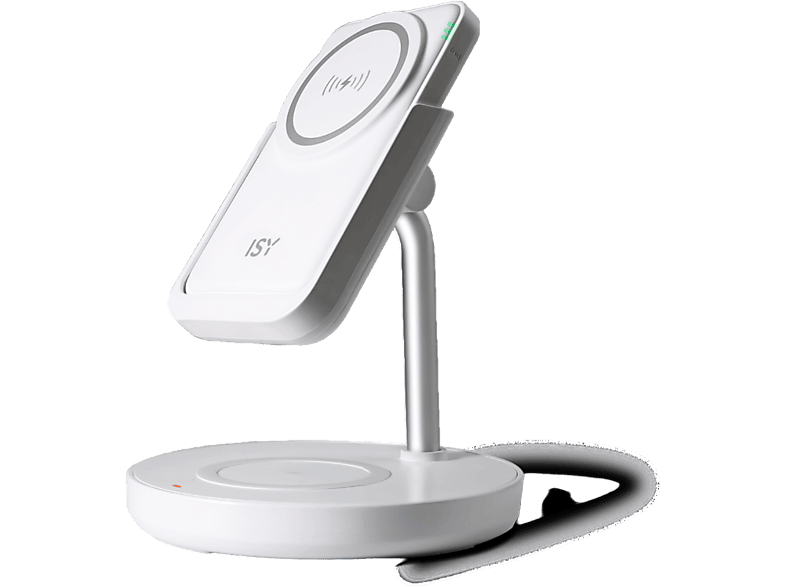 ISY ISY Imc 5210 Draadloos 2-in-1 Oplaadstation Met Powerbank