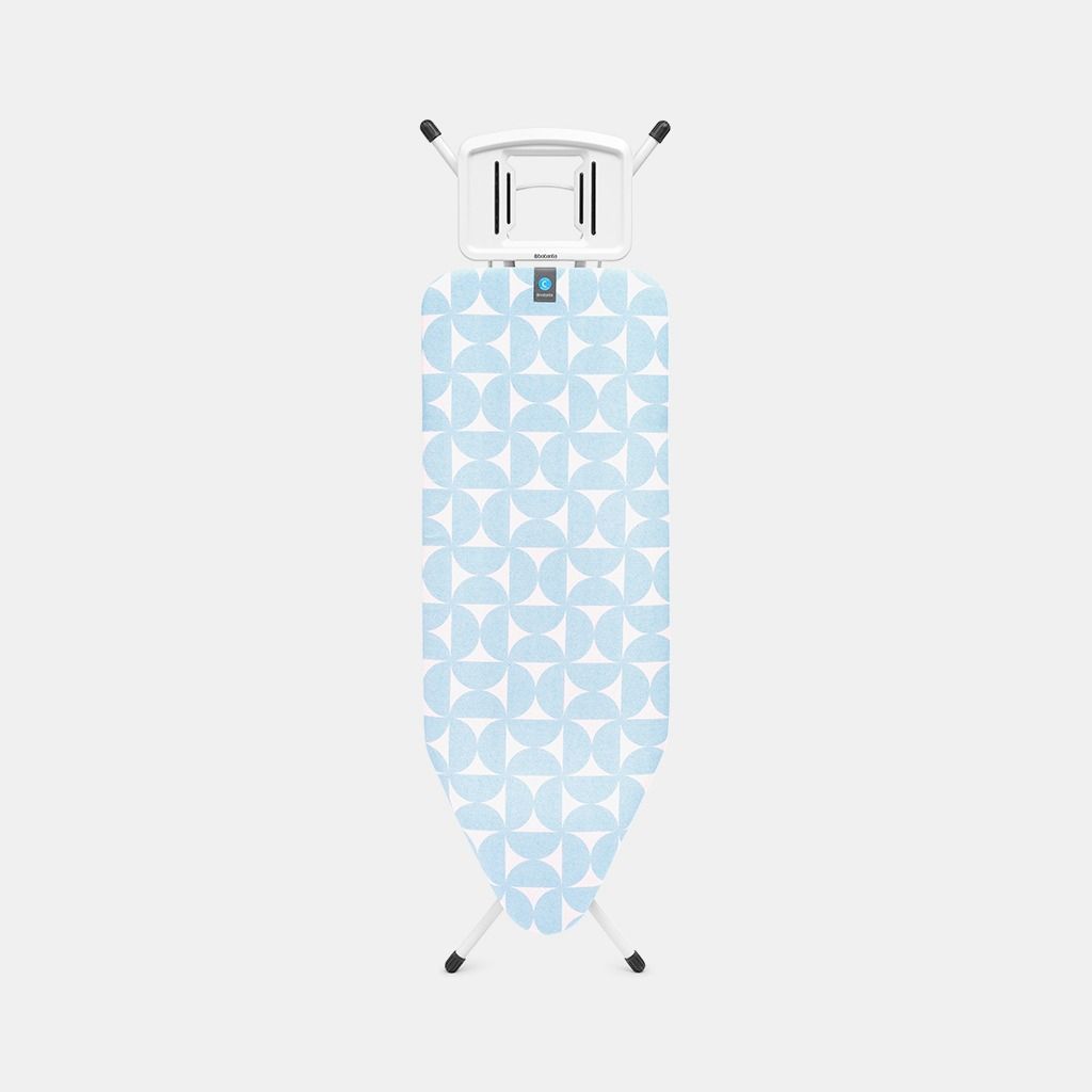 Brabantia Strijkplank C - Fresh Breeze - 124 x 45 cm - Met Strijkijzerhouder