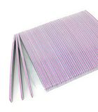 TEMPO DI SALDI 50 dubbelzijdige halve maanvijlen, korrel 100/180 voor nagelmodellering nail art