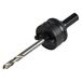 Starrett A2E 32-159mm/ 1.1/4-6.1/10.2 cm Quick-Hitch Arbor met extra lengte HSS Pilot Boor Past op gatzagen