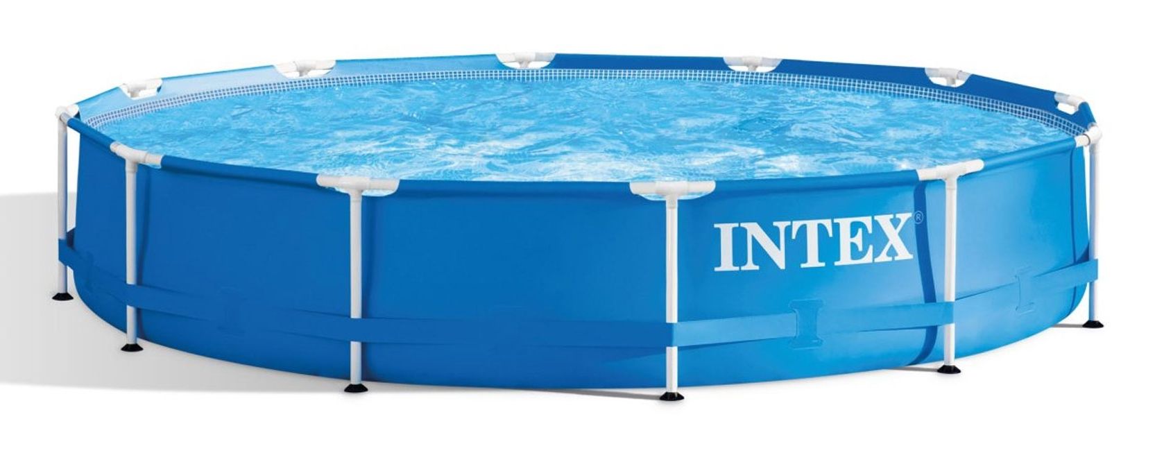 Intex Metal Frame Pool - Ø 366 cm - Blauw