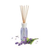 Tescoma Essenza Reed Aroma Diffuser Lavender 0.12L Translucent, White, Wood