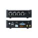 Pondesk Panda Pondesk Intel Celeron Quad Core J1900 4 LAN PICO PC met WiFi HDMI/NIC Firewall Router Fanless Mini PC Desktop Computer (WiFi, 8 GB RAM/60 GB SSD)