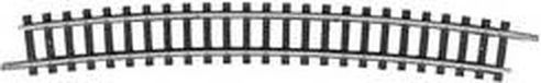 Minitrix N Minitrix rails T14918 Gebogen rails 15 ° 492.6 mm 10 stuk(s)