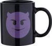 Emoticonworld Mok 33cl gres Duivel Black Emoticon