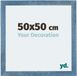Your Decoration Cadre Puzzle 50x50 cm Bleu Clair Brossé