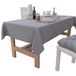 PETTI Artigiani Italiani - Rechthoekig tafelkleed, elegant tafelkleed, effen katoenen tafelkleed, keukentafelkleed, grijs tafelkleed voor 6 plaatsen (140 x 180 cm), 100% Made in Italy