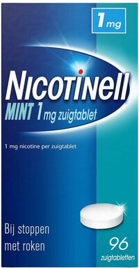Nicotinell Zuigtabletten 1mg Mint - 8713177006318