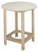 Table ronde en verre, structure en bois, dimensions 70x75 cm, non traitée