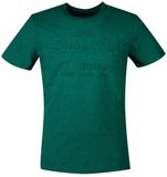 Superdry Vintage Logo Emboss T-shirt Met Korte Mouwen Groen S Man