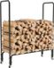 Haorui Industrial Technology Co., Ltd. Houtrek binnen - Porte-bûches intérieur - Rack pour bois de chauffage - Intérieur - Industriel - Noir