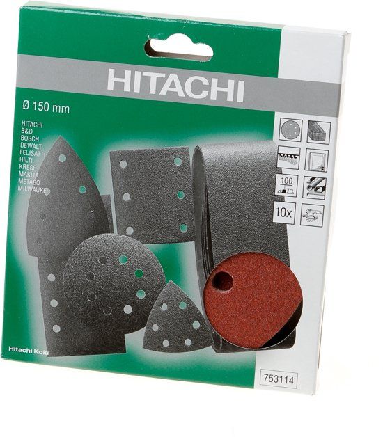 Hikoki Hikoki Schuurschijf diameter150 k100 (10 st)