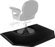 VEVOR Salonmat Kappersmat Staande Mat Anti-Vermoeidheidsmat 1225x1505x25mm Matzwart