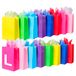 32 stuks geschenkzakjes met 32 weefsels, 8 kleuren feestzakjes met handgrepen, regenbooggeschenkzakjes voor bruiloft, verjaardag, feestbenodigdheden en geschenken (L)