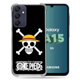 Cokitec Samsung Galaxy A15 4G / 5G Hoesje Manga One Piece Doodshoofd