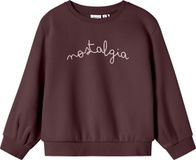 NAME IT - NMFOVI LS NREG SWE BRU BF - Meisjes - Katoen - Sweater - Maat 110