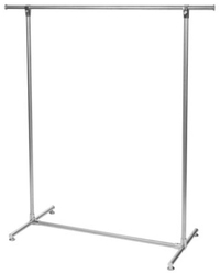 Perel Kledingrek Staand Roestvrijstaal - 125 x 50 x 130 cm - 75 kg - Metaal