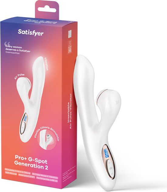 Satisfyer Pro G-Spot Rabbit - Wit/Goud