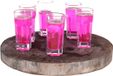 Alessandro Shotglaasjes Casablanca - 6 stuks - Transparant Glas - 50 ml