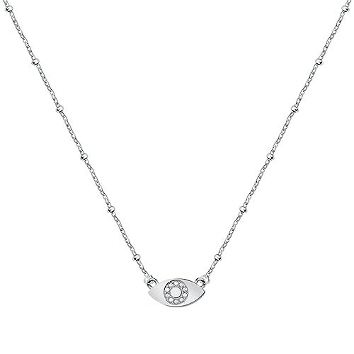 Morellato Passie Necklace Women Capsules Collection Steel, Crystals - SAUN21, Steel