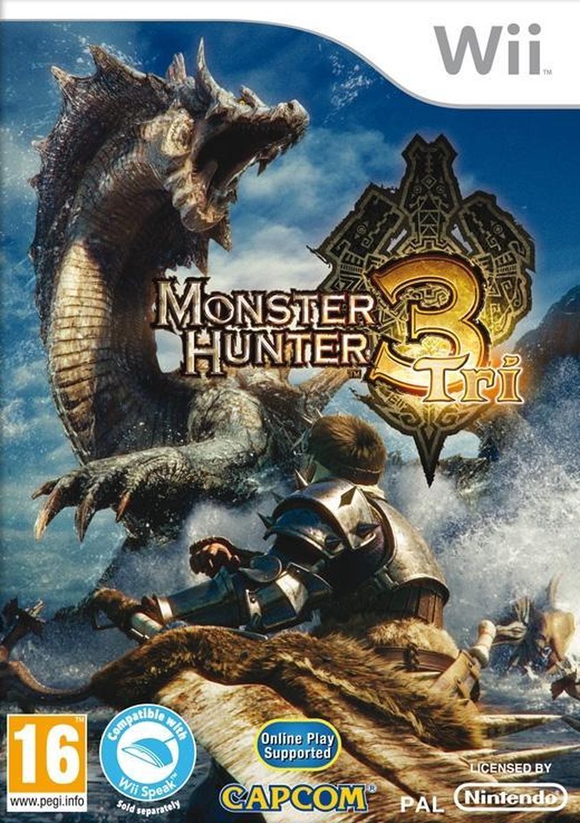 Nintendo Wii Monster Hunter 3 Tri (u)