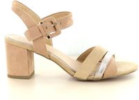 Marco Tozzi Dames Sandalen met hak Taupe