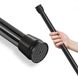 Tige télescopique sans perçage, noir 111-200 cm