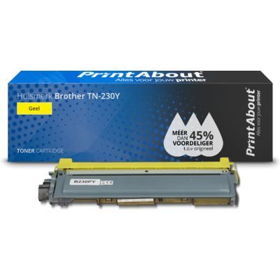 PrintAbout Brother TN-230Y Toner Cartridge - Yellow - Compatible