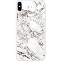 iPhone XS Max Marbre Blanc Bedrukt Siliconen Hoesje