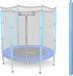 Neo-Sport Bovenpaal voor trampoline met buitennet - 1,5 meter - blauw