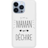 Apple Siliconen hoesje compatibel met iPhone 13 Pro Mom who rockt