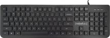 Rebeltec SOLIDERO Clavier multimédia USB grandeur nature Fourni