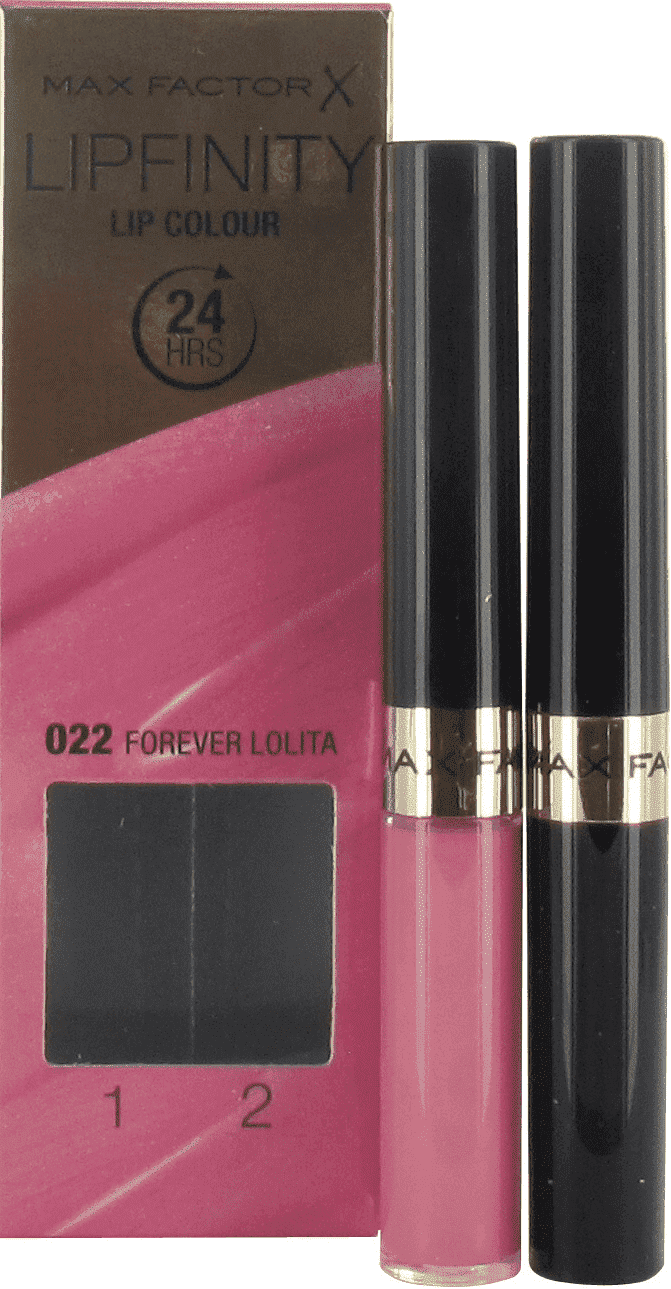 Max Factor 2 Steps Lipstick Lipfinity Forever Lolita 022