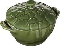 Zwilling Staub Artisjokcocotte 0.5qt / 0.45 l Basilikum-Grün Rond