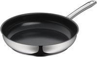 WMF Devil braadpan 28 cm, inductie anti-aanbaklaag, keramische pan, roestvrijstalen handgreep, geschikt voor alle warmtebronnen, pan met keramische coating, ovenvast