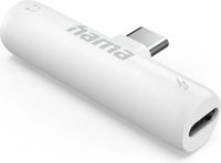 JTI SUP Hama Audio Adapter USB C-3.5 mm Jack USB-C PD Oplaadfunctie Wit