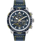 Citizen Promaster Skyhawk A-T JY8078-01L Horloge - Leer - Blauw - Ø 46 mm
