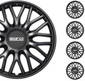 Sparco set Roma 15 inch grijs/zwart