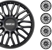 Sparco set Roma 15 inch grijs/zwart