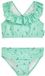 Playshoes Kinderbikini met UV-bescherming, Surfplank en Palmboom, Mint