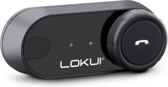 LOKUI K30 Intercom intercomsysteem, enkel apparaat voor motorhelmen ...