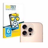 BROTECT Screenprotector 6 Stuks voor Apple iPhone 16 Pro (ALLEEN Camera Lens) Beschermglas Transparant