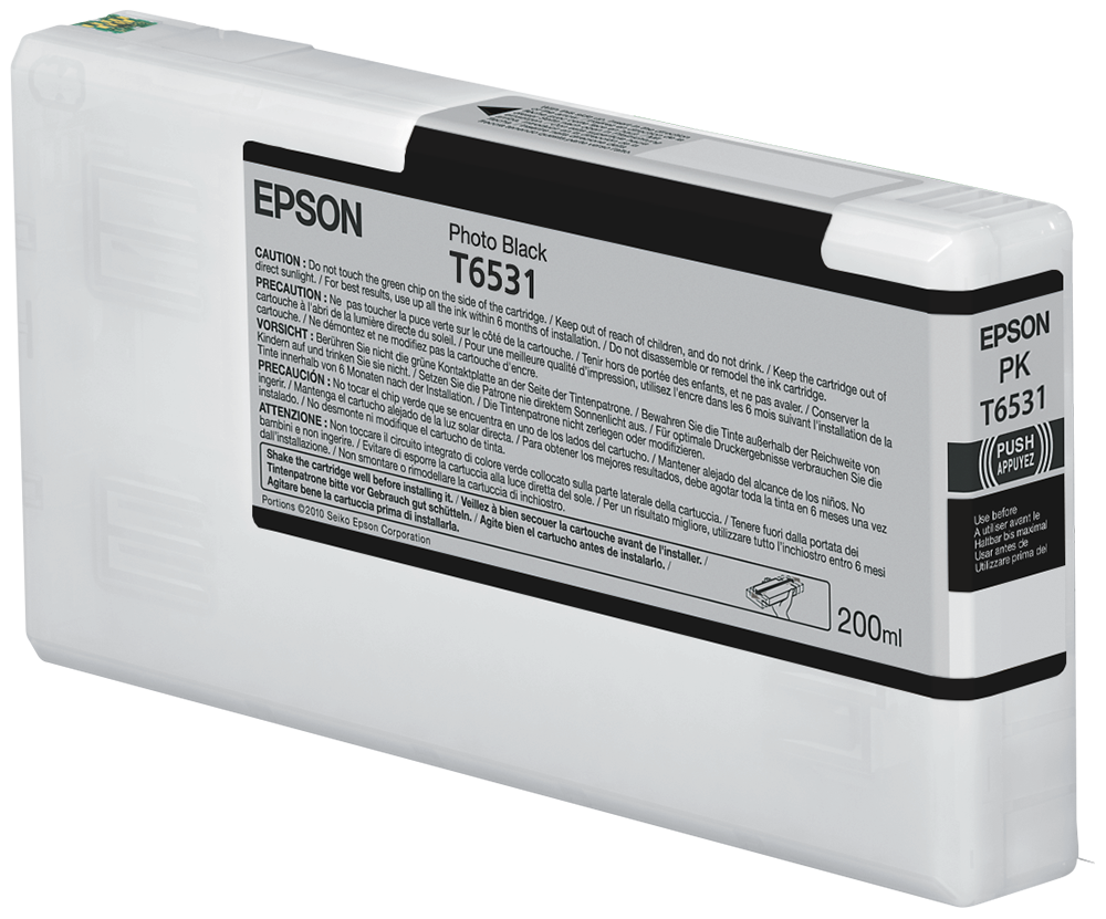 Epson T6531 Photo Black Ink Cartridge (200ml) single pack / foto zwart