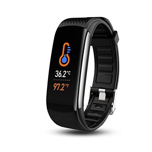 QQBL Smart Armband voor Android IOS, Waterdichte Smart Fitness Polsband met stappenteller, Activiteit Tracking horloge met hartslagmeter, calorieteller, stappenteller horloge voor mannen, vrouwen en v