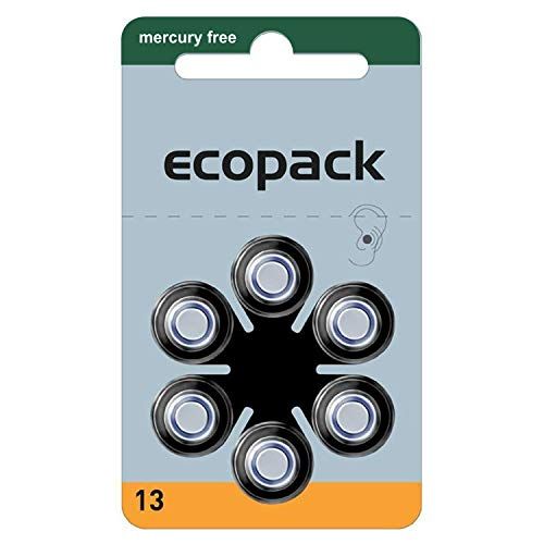 Varta 60 gehoorapparaatbatterijen type 13 Ecopack gehoorapparatuurbatterij