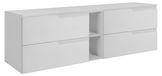 3xE living Meuble sous-vasque 180 cm, blanc