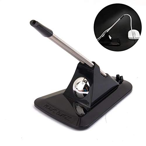 Beito Muis Bungee Muis Cord Management Fixer Houder (Zwart)