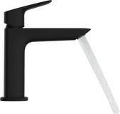 hansgrohe Logis Fine - Wastafelkraan met pop-up waste, mat zwart, 71251670